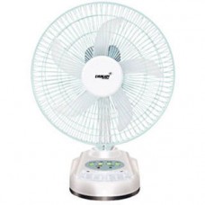 Deals, Discounts & Offers on Electronics - Eveready Rechargeable Table Fan with LED Light