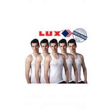 Deals, Discounts & Offers on Men Clothing - Lux Venus White Cotton Vests Set Of 5