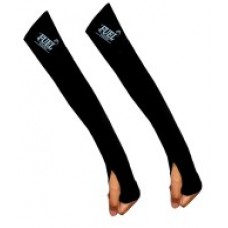 Deals, Discounts & Offers on Health & Personal Care - Black Cotton Arm Sleeves with Thumbhole- Set of 2