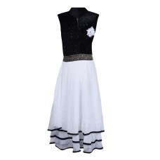 Deals, Discounts & Offers on Kid's Clothing - Crazeis Black Net Party Wear Dress For Girls