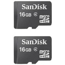 Deals, Discounts & Offers on Mobile Accessories - SanDisk 16GB micro SDHC Class 4 Memory Card Combo off
