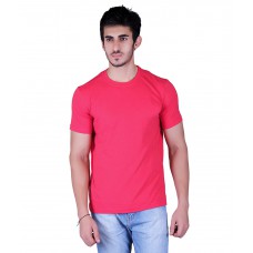 Deals, Discounts & Offers on Men Clothing - Flat 75% off on Runn93 Pink Cotton T-shirt