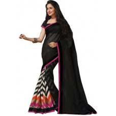 Deals, Discounts & Offers on Women Clothing - Ishin Printed Fashion Art Silk Sari