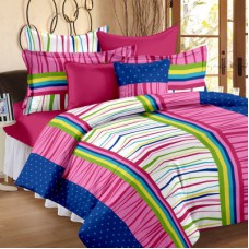 Deals, Discounts & Offers on Home Decor & Festive Needs - Story @ Home Cotton Abstract Double Bedsheet