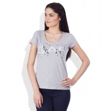 Deals, Discounts & Offers on Women Clothing - Flat 81% off on Gas Gray Cotton Blend Tees