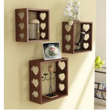 Deals, Discounts & Offers on Home Decor & Festive Needs - Decorhand Wooden Wall Shelf