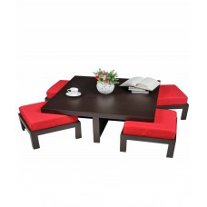 Deals, Discounts & Offers on Home Appliances - Buy Trendy Coffee Table - Get Four Stools Free