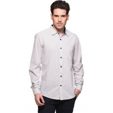Deals, Discounts & Offers on Men Clothing - Zovi White Cotton Slim Fit Casual Shirt