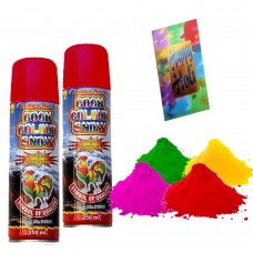 Deals, Discounts & Offers on Home Decor & Festive Needs - Holi Special Combo With Gulal And Color Spray