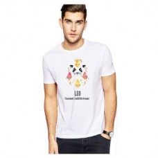 Deals, Discounts & Offers on Men Clothing - Leo Printed Round Neck T-shirt