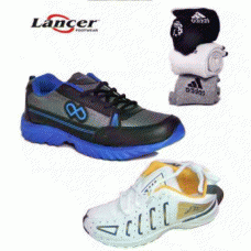Deals, Discounts & Offers on Foot Wear - Buy 1 Lancer Sports Shoes With 3 Pack Of Socks & Get 1 Pure Play Shoes Free