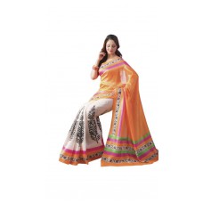Deals, Discounts & Offers on Women Clothing - Flat 85% off on Sunaina Multicolored Cotton Saree