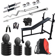Deals, Discounts & Offers on Personal Care Appliances - Headly HR-60 kg Combo 5 Gym & Fitness Kit