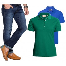 Deals, Discounts & Offers on Men Clothing - Combo Of Firk Mens Jeans & 2 Solid T- Shirts at 47% offer