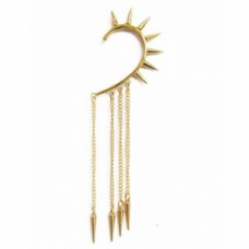 Deals, Discounts & Offers on Earings and Necklace - Crunchy Fashion Spike Ear Cuff offer in deals of the day