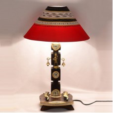 Deals, Discounts & Offers on Home Decor & Festive Needs - ExclusiveLane Wooden Handcrafted Table Lamp