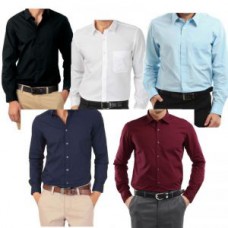 Deals, Discounts & Offers on Men Clothing - Men's Assorted Formal Shirts- Pack Of 5