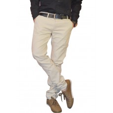 Deals, Discounts & Offers on Men Clothing - Nation Polo Club Men's Slim Fit Solid Linen Blend Beige Color Trouser