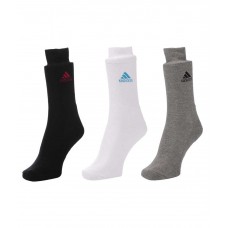 Deals, Discounts & Offers on Men - Adidas Half Cushion Crew Socks - Pack Of 3