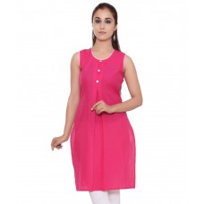 Deals, Discounts & Offers on Women Clothing - Flat 59% off on GMI Pink Cotton Kurti