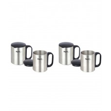 Deals, Discounts & Offers on Home & Kitchen - Buy 1 Get 1 off on Pigeon Stainless Steel Double Coffee Mug
