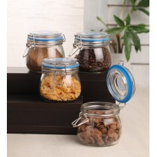 Deals, Discounts & Offers on Storage - Aion Transparent Cylindrical Jar- Set Of 4