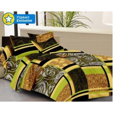 Deals, Discounts & Offers on Home Appliances - IWS Cotton Floral Double Bedsheet