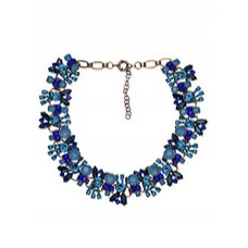 Deals, Discounts & Offers on Earings and Necklace - Blue stones studded necklace