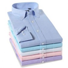 Deals, Discounts & Offers on Men Clothing - Assorted Formal Plain PC Cotton Shirts - Pack Of 5