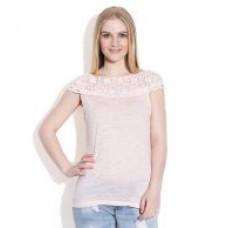 Deals, Discounts & Offers on Women Clothing - Flat 60% off on Only Boat Neck PeachPuff Top