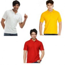 Deals, Discounts & Offers on Men Clothing - A Pack Of Three Lime Polo Tshirts