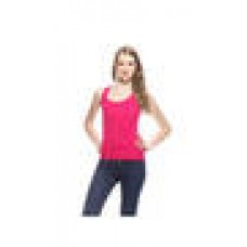 Deals, Discounts & Offers on Women Clothing - Friskers Pink Cotton Tank Tops
