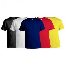 Deals, Discounts & Offers on Men Clothing - Pack of 5 Multicoloured Round Neck Mens
