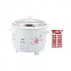 Deals, Discounts & Offers on Home & Kitchen - Eveready 1.8 Ltr Rice Cooker RC18 With Free 10 Pc AA Eveready Battery