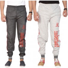 Deals, Discounts & Offers on Men Clothing - Swaggy & Beggy Solid Men's Grey Track Pants