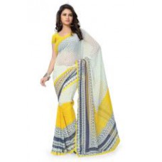 Deals, Discounts & Offers on Women Clothing - Vaamsi Printed Georgette Saree
