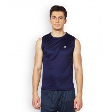 Deals, Discounts & Offers on Men Clothing - Difference Of Opinion Blue Polyester Sports Wear T-shirt