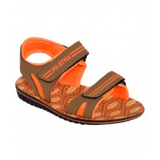 Deals, Discounts & Offers on Foot Wear - Bunnies Footwear Brown and Orange Floater Sandals For Kids