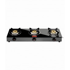 Deals, Discounts & Offers on Home Appliances - Surya Accent 3 Burner glass cooktop