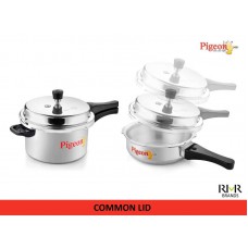 Deals, Discounts & Offers on Home & Kitchen - Combo of Pigeon Aluminium 5 litre Pressure Cooker with Outer Lid and Pan Without Lid