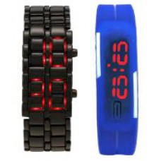 Deals, Discounts & Offers on Baby & Kids - Satnam Fashion Black and Blue Digital Watch