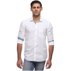 Deals, Discounts & Offers on Men Clothing - Flat 50% off on Men's Solid Casual Shirt