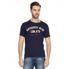Deals, Discounts & Offers on Men Clothing - Flat 65% off on Pepe Jeans Blue Cotton T- Shirt