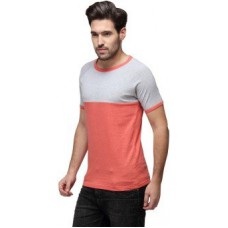Deals, Discounts & Offers on Men Clothing - Campus Sutra Solid Men's Round Neck Grey T-Shirt