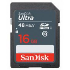 Deals, Discounts & Offers on Cameras - Sandisk Ultra 16gb, Class-10 Sdhc Card for Cameras