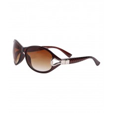 Deals, Discounts & Offers on Women - HH CLASICBRWN Brown Oval Sunglasses For Women