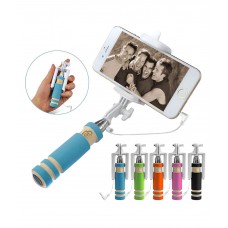 Deals, Discounts & Offers on Accessories - Zephy White Selfie Stick With Aux Cable