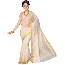Deals, Discounts & Offers on Women Clothing - Pavechas Solid Banarasi Silk Sari