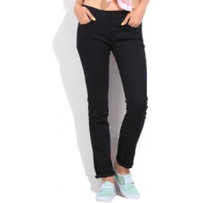 Deals, Discounts & Offers on Women Clothing - Wrangler Slim Fit Fit Women's Black Jeans