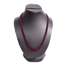 Deals, Discounts & Offers on Earings and Necklace - Gemzz And Jewels 2 Lines Of Original Ruby Beads Necklaces